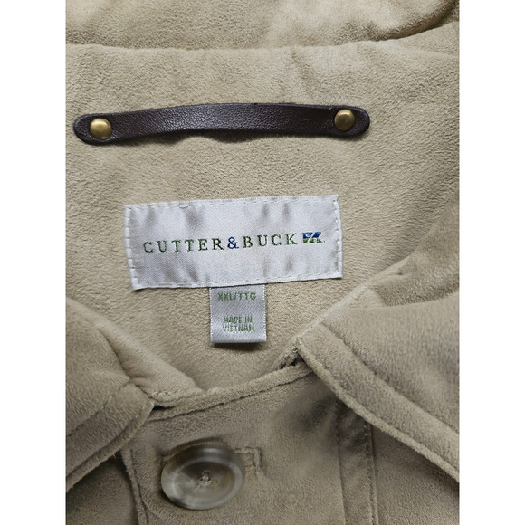 Cutter & Buck Long Sleeve  Button Front Full Zip Jacket Outerwear Men's Size XXL - Picture 7 of 12